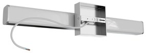 Lampada LED da Specchio 60cm 15W Cromata IP54 - da Muro Colore Bianco Naturale 4.000K
