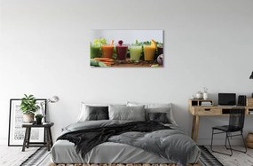 Quadro su tela Cocktail di frutta vegetale 100x50 cm
