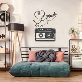 Adesivo murale - I love music | Inspio
