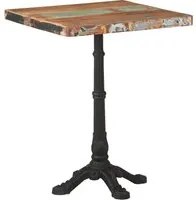 Tavolo da Bistrot 60x60x76 cm in Legno Massello di Recupero cod mxl 78436