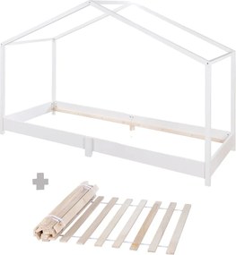 Letto bianco per bambini 90x200 cm Montessori - Roba