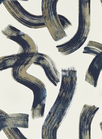 Clarke & Clarke Carta da parati Malevich - Ink