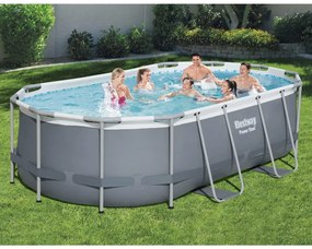 Piscina Fuori Terra Ovale Power Steel 427x250x100 Cm /
