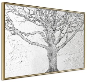 Poster  Tangled Branches  Cornice Quadri Cornice d'oro, Larghezza x Altezza Home decor 30x20