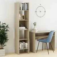 Libreria Rovere Sonoma 40x35x180 cm in Truciolato cod 10509