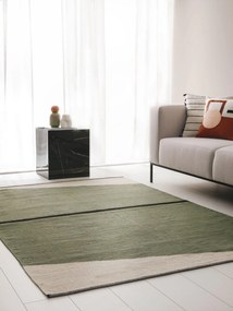 benuta Pop Tappeto di cotone Lenny Verde 80x120 cm - Tappeto design moderno soggiorno