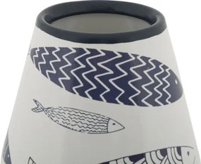 Vaso Ceramica Fish Double Cm Ø 14X34