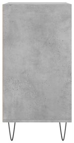 Credenza grigio cemento 57x35x70 cm in legno multistrato