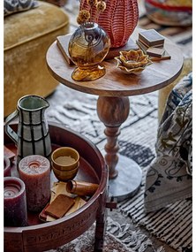 Sgabello beige-marrone scuro Paloma - Bloomingville