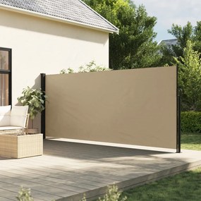 Tenda Da Sole Laterale Retrattile Beige 160x500 Cm /