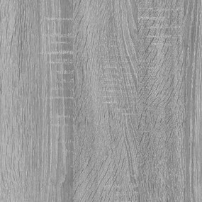 Credenza Grigio Sonoma 60x36x110 cm in Legno Multistrato