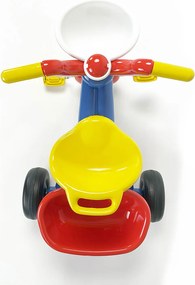 Triciclo a Pedali Primi Passi per Bambini 3 Ruote e Vano Contenitore Marvel Spidey Blu e Rosso...