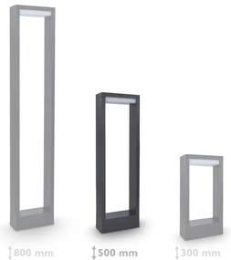 Brilagi-Lampada LED da esterno RAGUSA LED/7W/230V 3000/4000/6000K antracite IP54 50 cm