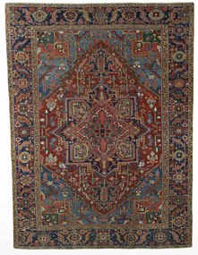 Heriz Tappeto persiano 260x340 Rosso (Iran) Annodato A Mano