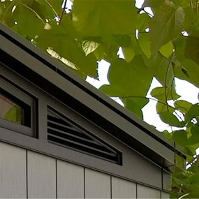 Casetta Da Giardino In Resina 214x218x226H Cm Artisan 7x7 Grigio Keter