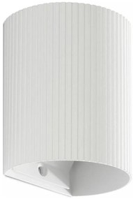 FARO 40526 - Applique SOLE 1xGU10/8W/230V bianco ondulato arrotondato
