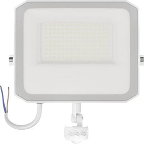 Faro LED 100W IP65 Bianco con Sensore di Movimento e OSRAM chip LED Colore Bianco Naturale 4.000K