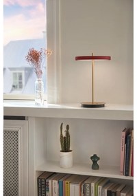Lampada da tavolo dimmerabile a LED rossi con paralume in metallo (altezza 31 cm) Asteria Move - UMAGE