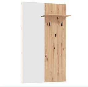 DODO - armadietto per ingresso con cuscino colore rovere