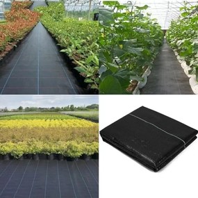 Agrotextile nero 70g/m 1,1x100m + 100 spilli