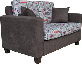 Divano in tessuto 2 posti 142 cm - made in italy ASIA English