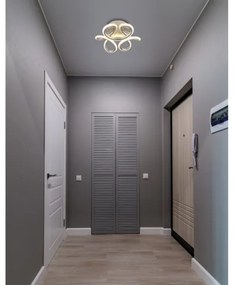 Globo 67386-24S - Lampada LED da soffitto MELISAND 24W/230V pr. 26 cm cromo opac