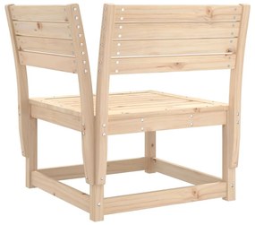 Set divani da giardino 6 pz in legno massello di pino