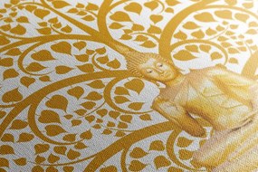Stampa su tela – Buddha con albero della vita