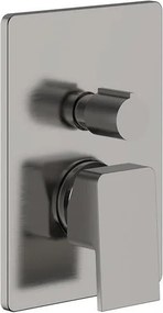 Rubinetto incasso doccia Axum con deviatore 2 vie, satinato