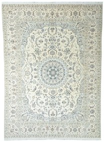 Nain Tappeto 400x290 Beige (Iran) Annodato A Mano
