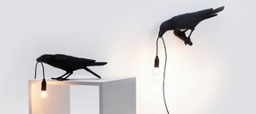 Seletti bird lamp black