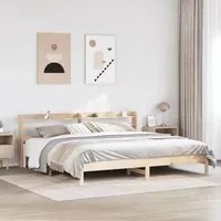 Letto senza Materasso 180x200 cm in Legno Massello di Pino 3306879