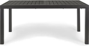 Tavolo In Alluminio Allungabile Da Esterno 90x160-240 Cm Antracite Hilde Bizzotto