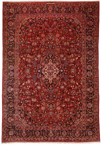 Kashan Tappeto persiano 360 x 240 Rosso (Iran) Annodato A Mano
