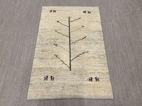 Gabbeh Tappeto 150 x 100 Beige (Iran) Annodato A Mano