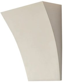 Applique in Gesso Pitturabile 195x100x250 da parete G9