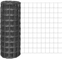 Recinzione Euro in Acciaio 25x1 m Grigia cod mxl 10401