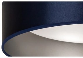 Duolla - Plafoniera LED ROLLER LED/24W/230V diametro 45 cm blu/argento