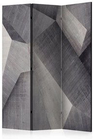 Paravento  Abstract concrete blocks [Room Dividers]  Colore Grigio, Dimensioni e Misure 135x172