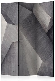 Paravento Abstract concrete blocks [Room Dividers]