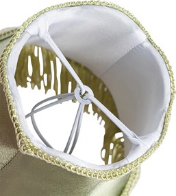 Paralume in tessuto verde 12 cm - Granny