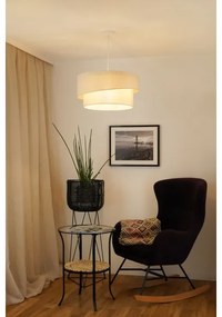 Brilagi - Lampadario a sospensione con filo SHINE 1xE27/15W/230V diametro 50 cm color crema