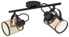 Eglo 43532 - Luce Spot da soffitto DELLOW 2xE27/40W/230V