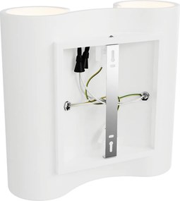 Applique da Parete 4xG9 PAPIRO in Gesso Pitturabile