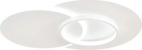 Plafoniera LED LILLY bianco IP20 cct da bianco caldo a bianco freddo con regolazione di temperatura, 4900 lumen