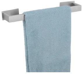 Porta asciugamani in acciaio inox autoportante in argento opaco Genova Matt - Wenko