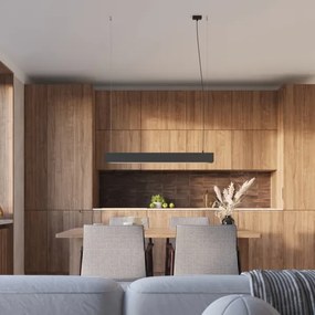 Sollux SL.1395 - Lampadario LED a sospensione con filo SPARK 1xG13/8,5W/230V nero