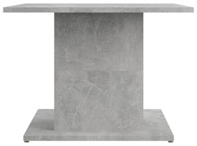 Tavolino da salotto grigio cemento 55,5x55,5x40cm in truciolato