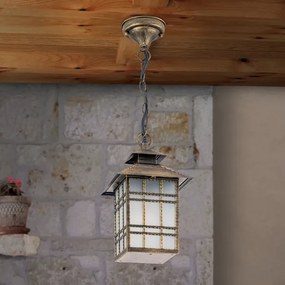 Orion AL 11-1116/1 - Lampada a sospensione da esterno KIKO 1xE27/11W/230V IP44 bronzo/patina