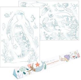 Pagine da colorare Mermaid - Meri Meri